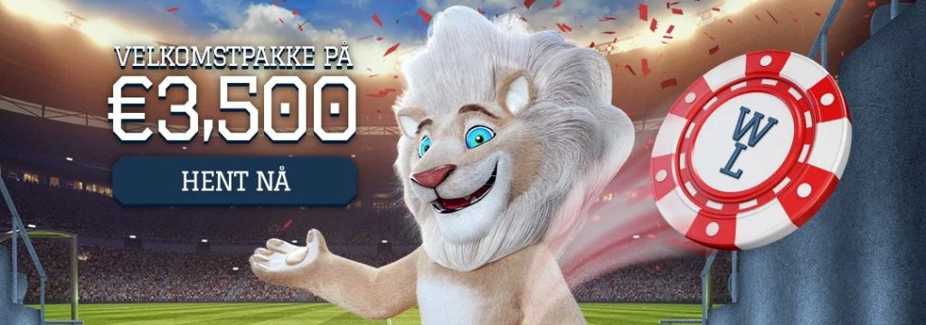 White Lion Casino - Velkomstpakke på 35.000 kr